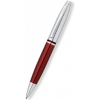 Ручка шариковая Cross Calais (AT0112-8) серебристый/красный (M) чернила: черный латунь блестящий хром