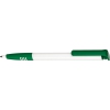 Ручка шариковая Senator Super-Soft 2274 белый со светло-зеленым клипом