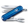 Нож перочинный Victorinox Classic 58мм 0.6223.T2 7функций полупрозрачный синий