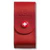 Чехол Victorinox 4.0521.1B кожаный для ножей 91мм 5-8 уровней в пакете с подвесом красный