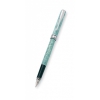 Ручка перьевая Aurora Magellano корпус серо-голубой лак мрам отд и перо хромир (AU-A18/CA)