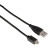 Кабель USB2.0 Hama A-microB (m-m) 1м экранированный черный (H-108129) (00108129)
