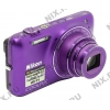Nikon CoolPix S6600 <Purple> (16Mpx, 25-300mm, 12x, F3.3-6.3, JPG,SDXC, 3.0",USB2.0,WiFi, AV,  HDMI, Li-Ion)