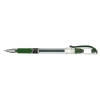 Ручка гелевая Cello FLO GEL 0.5мм зеленый индив. пакет с европодвесом (мин.кол.50)