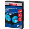 Коробка Hama H-51183 Коробки Slim Double для DVD 5 шт. пластик черный (00051183)