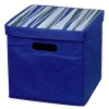 Коробка Hama H-96177 складная универсальная с крышкой 30 х 30 х 30 см картон/флис синий (00096177)