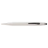 Ручка шариковая Cross Tech2 со стилусом 6мм Pure Chrome в упак для зон самообс (AT0652S-2)