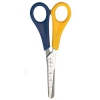 Ножницы Alco 1405L для левшей со шкалой в мм 13 5см сталь пластиковые ручки 2х цветов (мин.кол.12)