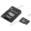 Qumo <QM8(G)MICSDHC6> microSDHC 8Gb Class6 +  microSD-->SD Adapter