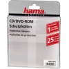 Конверты Hama H-51093 для CD/DVD полипропилен 25 шт. прозрачный (00051093)