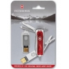 Нож перочинный Victorinox @work Classic c USB-модулем 32Gb 58мм полупрозрач красный (4.6125.TG32B)