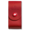 Чехол из нат.кожи Victorinox Leather Belt Pouch (4.0521.1) красный с застежкой на кнопке без упаковки