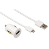 Зарядное устройство Hama Piccolino + кабель USB A-Apple Lightning (m-m) 1.5м черный (H-119423) (00119423)