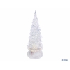 Новогодний сувенир "Северное сияние" Orient 341N, Елка , высокая ледяная елка, переливается светом с искорками льда, высота 21см, USB/3 бат ААА (29646)