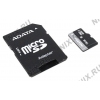 ADATA Premier <AUSDH16GUICL10-RA1> microSDHC Memory Card 16Gb UHS-I U1 +  microSD-->SD Adapter