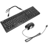 Клавиатура + мышь Asus U2000 клав:черный мышь:черный USB Multimedia (90-XB1000KM00050)
