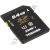 Toshiba <SD-T064UHS1(BL5> High Speed Professional SDXC Memory Card  64Gb  UHS-I  Class10