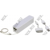 Внешний аккумулятор KS-is Power Bank KS-200 White (USB  0.8A,  2200mAh,  Li-lon)