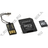 Kingston <MBLY4G2/4GB>  (microSDHC) Memory Card 4Gb  Class4+  microSD-->SD+  USB-microSD