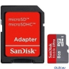 Карта памяти MicroSDHC 8Gb SanDisk Class10 Ultra + SD Adapter (SDSDQUI-008G-U46)