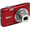 Nikon CoolPix S2800 <Red> (20.1Mpx, 26-130mm, 5x, F3.2-6.5, JPG,SDXC,2.7", USB2.0,  AV, Li-Ion)