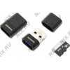 ADATA <AUSDX64GUICL10-RM3BKBL> microSDXC Memory Card 64Gb Class10  + microSD-->USB Adapter