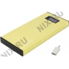 Аккумулятор Ross&Moor PB-MS010 <Gold> (2xUSB 2.1A,  12000mAh, Li-Pol)