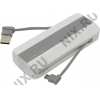 Внешний аккумулятор Ross&Moor PB-LS004 <Gray> (USB 1A,  5200mAh, фонарь, Li-lon)