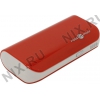 Аккумулятор Ross&Moor PB05P <Red> (USB 1A, 4000mAh,  фонарь, Li-Pol)