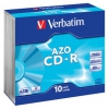Диск CD-R Verbatim 700Mb 52x Cake Box (1шт) (10) (43429)