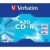 Диск CD-R Verbatim 700Mb 52x DataLife+ Slim Case (1шт) (10) (43342)