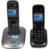 Телефон DECT Panasonic KX-TG2512RU1 АОН, Caller ID 50, 10 мелодий, Спикерфон, Эко-режим, + дополнительная трубка