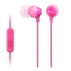 Гарнитура вкладыши Sony MDR-EX15AP 1.2м розовый проводные (в ушной раковине) (MDREX15APPI.CE7)