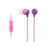 Гарнитура вкладыши Sony MDR-EX15AP 1.2м фиолетовый проводные (в ушной раковине) (MDREX15APV.CE7)