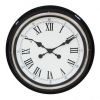 Часы настенные аналоговые Бюрократ WallC-R58M белый (WALLC-R58M/STEEL_NEW)