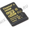 Kingston <SDCA10/16GBSP>  microSDHC Memory Card  16Gb UHS-I U1