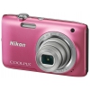 Фотоаппарат Nikon Coolpix S2800 Pink <20Mp, 5x zoom, SDXC, USB> (VNA573E1)