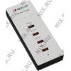 Nexcell <CT45A-105> Зарядное устройство USB (Вх.AC110-240V, Вых.DC5V,  4xUSB 2.1А)