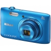 Фотоаппарат Nikon Coolpix S3600 Blue <20.1Mp, 8x zoom, 2.6", SDXC, 720P> (VNA553E1)