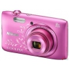 Фотоаппарат Nikon Coolpix S3600 Pink Print <20.1Mp, 8x zoom, 2.6", SDXC, 720P> (VNA555E1)