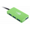 Разветвитель USB 3.0 PC Pet ColorBoxGreen 4порт. зеленый