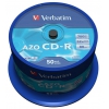 Диски CD-R 80 Verbatim 52x CB/50 Crystal (43343)