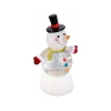 Новогодний сувенир "Снеговик-Светофор" Orient NY6011, наполнен жидкостью с блесками, многоцветная подсветка, питание от USB (29500)