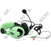 Наушники с микрофоном Defender Gryphon HN-750 Green (с регулятором громкости,  шнур  2м)  <63749>