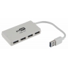 Разветвитель USB 3.0 PC Pet BW-U3031A white 4-Port USB 3.0/2.0, 76,6mm * 42mm * 11mm