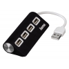 Разветвитель USB 2.0 Hama TopSide 4порт. черный (00012177)