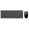 Клавиатура + мышь Rapoo 9300P клав:черный мышь:черный USB беспроводная slim