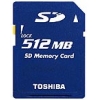 TOSHIBA SECUREDIGITAL (SD) MEMORY CARD 512MB