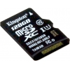 Kingston <SDCX10/128GBSP>  microSDXC Memory  Card 128Gb UHS-I