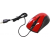 OKLICK Optical Mouse <215M> <Black&Red> (RTL)  USB  3btn+Roll  <945653>
